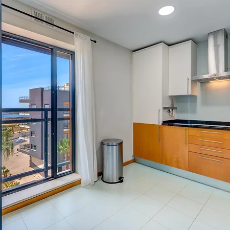 Waterfront Pool Penthouse View דירה Olhão